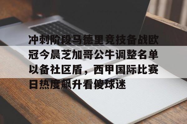 爱游戏官网-关于冲刺阶段马德里竞技备战欧冠今晨芝加哥公牛调整名单以备社区盾，西甲国际比赛日热度飙升看傻球迷的信息